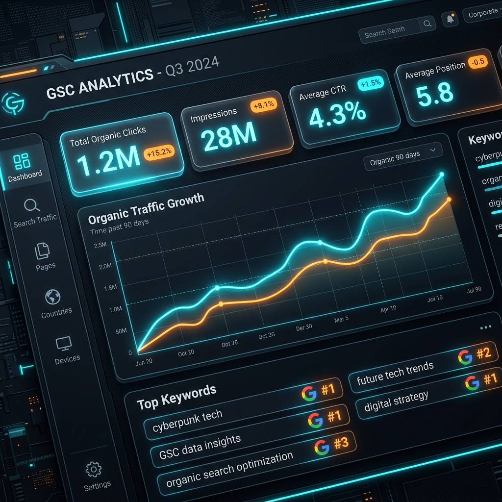 Dashboard SEO Elite Control Analytics
